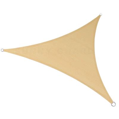 China Outdoor Used Sand Triangle Sun Shade Sail UV Block For Outdoor Patio Garden for sale