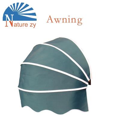 China Alu rain awning factory price. French Door Awning Motorized UV Protection Awning for sale