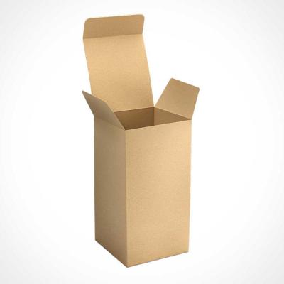 China Custom High Quality Strong Black Recycled Materials Cardboard Folding Kraft Paper Corrugated Shipping Box for sale