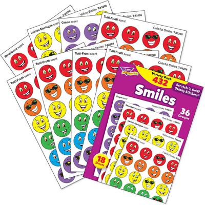 China Waterproof+Eco-friendly Trend Business Smiles Stinky Stickers Variety Pack for sale