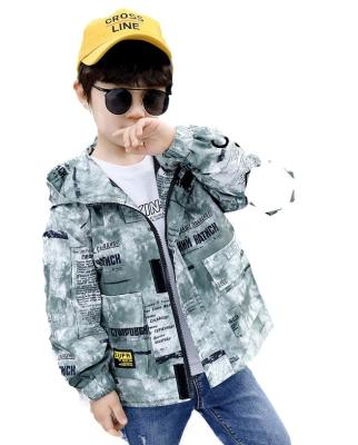 China Children's Breathable Wear,Boys Spring Suit Sheath Long 2020 New Casual,Camouflage Trench Coat Military Jacket for sale