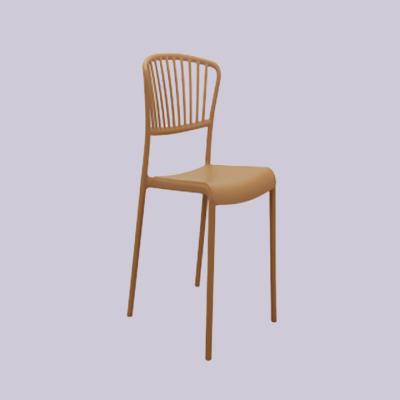 China Other widely used long-leg pp plastic chair popular restaurant lounge chair for sale