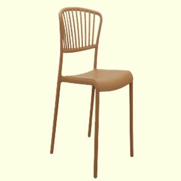 China Other Selling Excellent Full Plastic Chair Long Leg PP Stackable Plastic Chair for sale