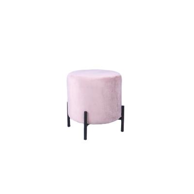 China Others Customized Modern Pink Velvet Compact And Portable Living Room Decoration Chair for sale