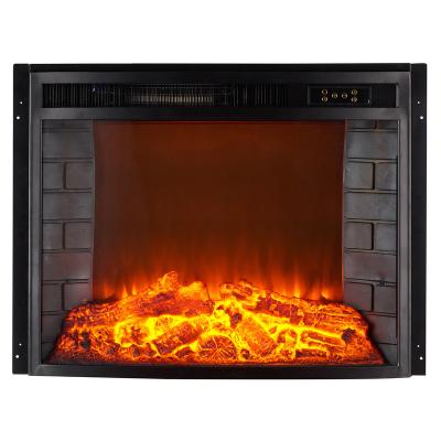 China Hotel Curved Front Panel Electric Insert Fireplace for sale