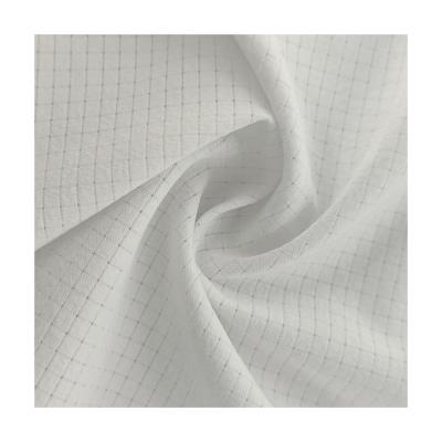 China Wicking UE0308XP 100%P sweat micro wicking elastic grid fleece fabric for shirt for sale