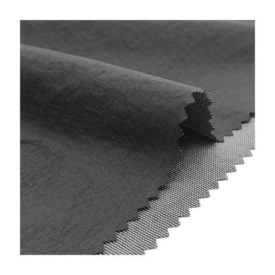 China UE0436AQ 92%N 8%P Breathable UV Resistant Fabric Brocade Polyester Pearl Dot Nylon UPF 50 Heavy Duty Fabric For Sunscreen for sale