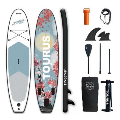 China Enjoy Wonderful Surfing Experience Drop Stitch OEM ODM Material Sup Stand Up Paddle Surfboard Inflatable Paddleboards for sale