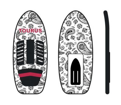 China Enjoy experience 2021 new design wonderful surfing isup aluminum board inflatable hydrofoil surfing experience electronic for sale