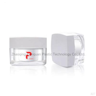 China Cosmetic 30ml - 80ml Acrylic Jar For Skin Care Facial Cosmetic Cream Cream for sale