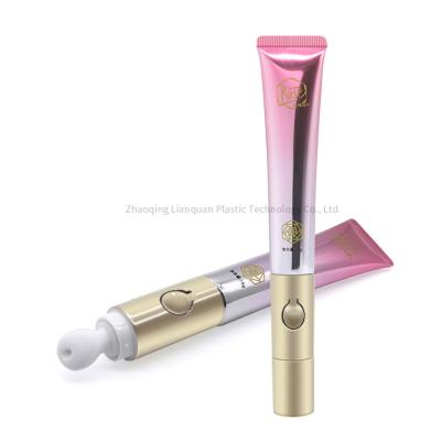 China D19 Cosmetic Empty Eye Cream Tube With Massage Head for sale