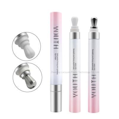 China Cosmetic empty D16 eye cream plastic tube with split cover for eye essence container for sale