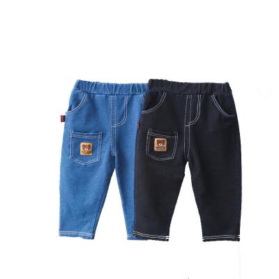 China Hot Selling Anti-Wrinkle Infant Baby Boy Jeans Drop Toddler Kids Denim Panties New 0-5 Years Old Boys Jeans for sale