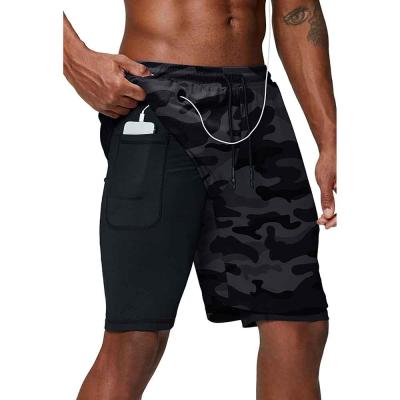 China Anti-Wrinkle Shinesia Men Shorts Plus Size 2in1 Quick Dry With Phone Pocket Fit Gym Running Custom Mesh Shorts for sale