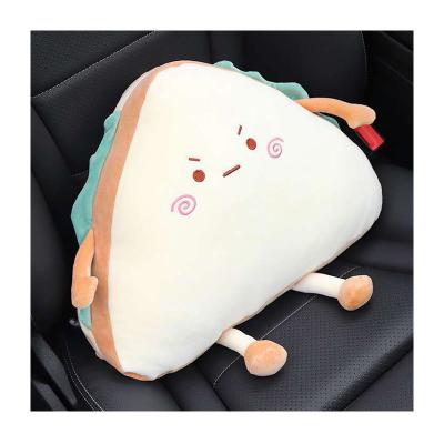 China Soft Simulated Food Sandwich Plush Toy Cushion Sleep Pillow Cloth Doll Girl Bed Doll Lovely for sale