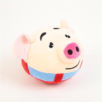 China Puzzle Baby Toy Pig Pig Doll Plush Doll Girl Net Red Talking Jumping Birthday Gift for sale