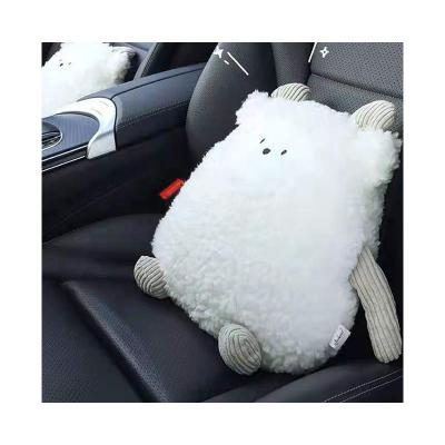 China Lovely Automobile Cartoon Size Small Soft Plush Bolster Car Seat Headrest Sample for sale