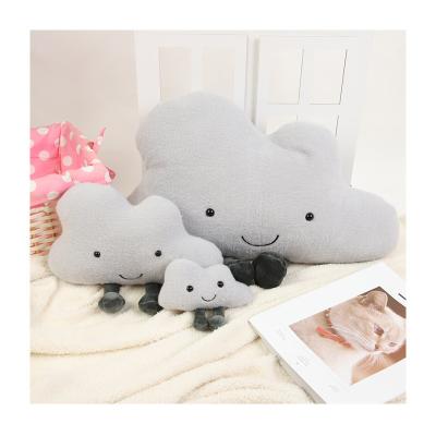 China Lovely Girl Soft Net Red Heart Cloud Plush Pillow Plush Toy Car Lunch Break Pendant Pillow for sale