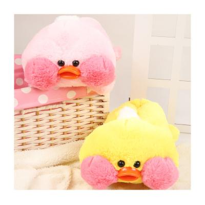 China Small Soft Yellow Duck Backpack Small Net Hyaluronic Acid Duck Plush Toy Duck Net Red Yellow Doll for sale