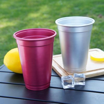 China Reusable Outdoor Oxide Stackable Cups Home Stainless Steel Aluminum Sheet Metal Fabrication Parts for sale