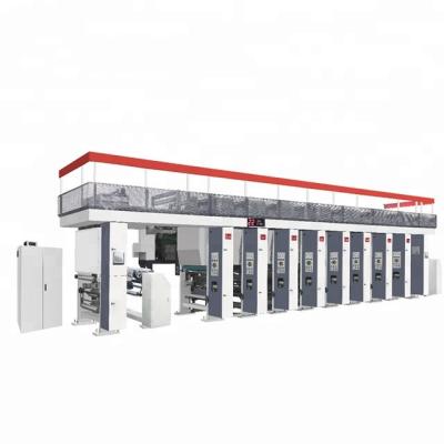 China Factory Electronic Spindle Ink Rotogravure Water Based Printing Machine for sale