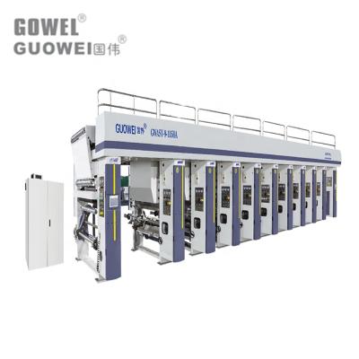 China Textile Printer Computerized Gravure Printing Machine For PE, POF for sale