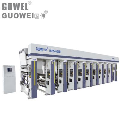 China Fabric Printer Good Design And Cheap Price Nonwoven Fabric Rotogravure Printing Press for sale