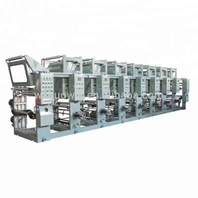 China Hotels ASY-Bl 6 Color PET Film Roto Gravure Printing Machine Price for sale