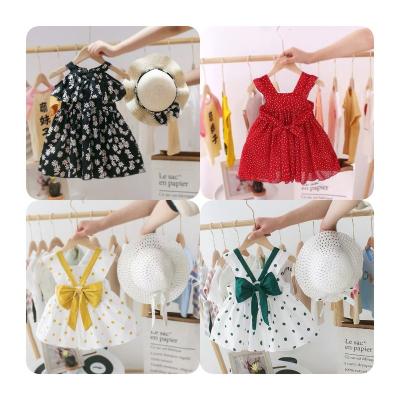 China Breathable Children's Clothes Girls Dress One Hundred Percent Cotton Flower Printed Dresses Skirt for sale