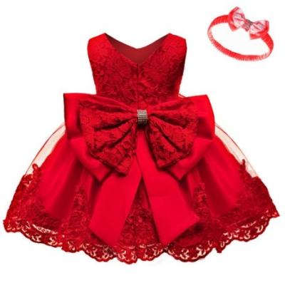 China Anti-static Little Kid Baby Toddler Bridesmaid Summer Birthday Party Dress Costume Princess Dress 0-6 Years Old for sale