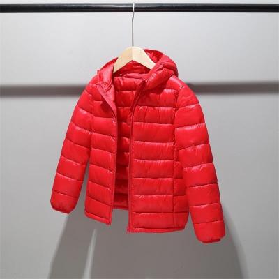 China Warm Anti-wrinkle Children's Winter Jackets 2-13 Years Spring Autumn Coat Toddler Boys Outerwear Hood Down Jackets Girls Kids Coat Teenager for sale