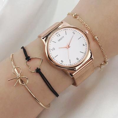 China ALLOY luxury fashion watch waterproof free shipping CHARM woman business lady antique watch set cd043 for sale