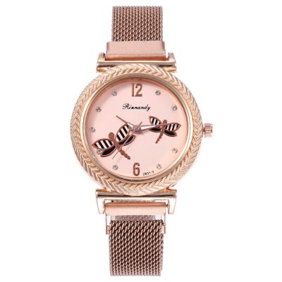 China Fashion Women Watch DIVOR Luxury Gradient Color Magnet Ladies Wrist Watch Rose Lady Watch YW39 for sale