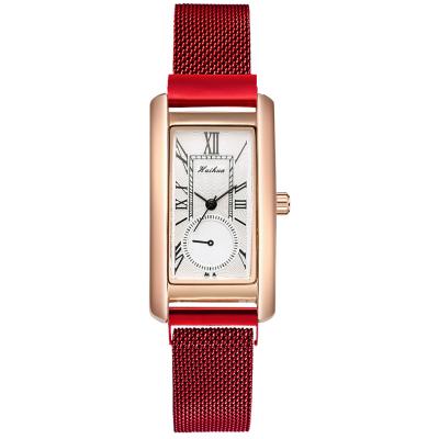 China Popular Quartz Watch Band Luxury Minimalist Leather Wristwatch Sets Women Quartz Bling Ladies Fashion Watches With Strap SetHot Sale for sale