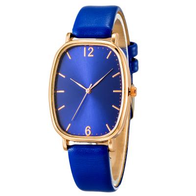 China Hot Selling Women's Ladies Popular Quartz Watch Fashion Square Diamond Quartz Wrist Watches Leather Strap fd106 for sale