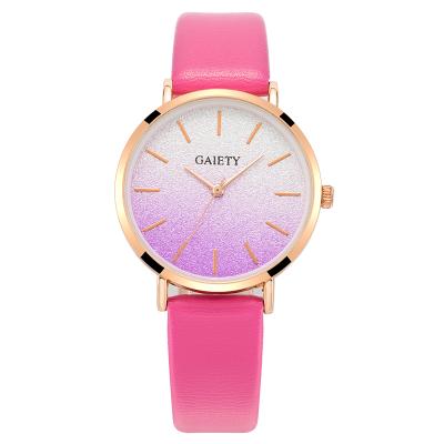 China Free shipping women lady watch popular quartz watch for women quartz analog women casual band leather synchronize luxury wristwatch fd103 for sale