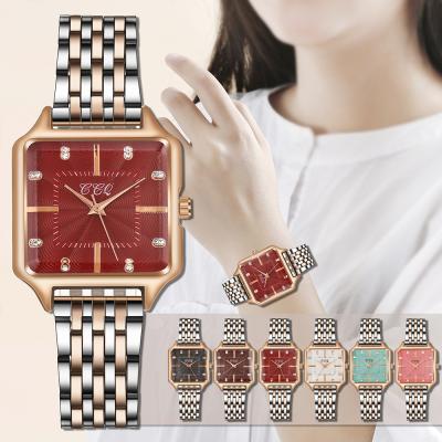 China New waterproof arrive CHARM quartz watch fashion antique business sports alloy square women watch ccq05 for sale