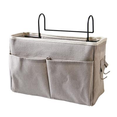 China Single Edside Organizer Pocket Storage Bag Hanging Wardrobe Organizer and Lower Bunk Dorm Rooms on Hospital Beds for sale