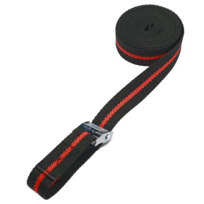 China Transportation.moving.shipping.storage quick release metal cam buckle 100% polyester 25mm tie down strap for sale