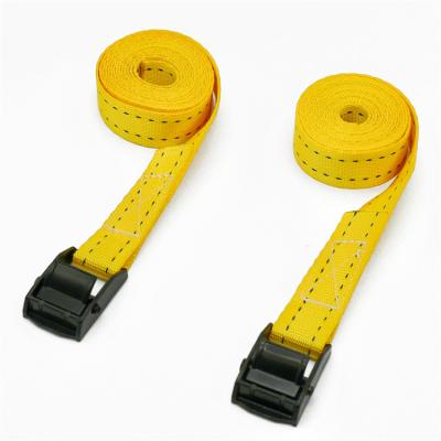 China Transportation.moving.shipping.storage high quality polyester 1inch 2pc cambuckle tie down straps for sale