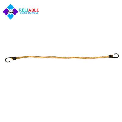 China Bulk Luggage Rope Bungee Suppliers Elastic Rope 10mm With Metal Hooks Motorcycle Straps for sale