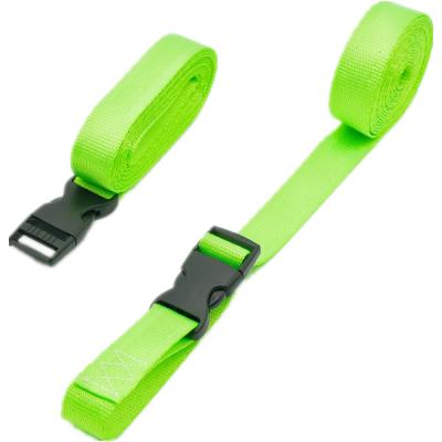 China Cargo Lashing Belt Colorful 2.5cm Cargo Belt 1 Inch Cam Buckle Cam Lock 50kgs 2PCS Lashing Belt Carrying Belts for sale