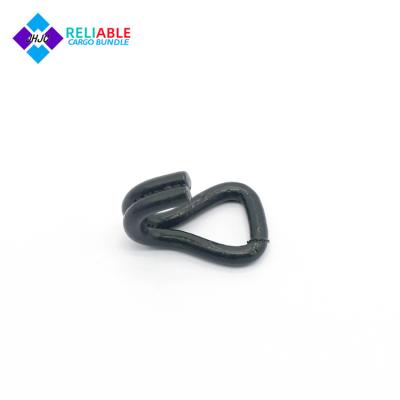 China Heavy Industry Heavy Duty 1100kgs 25mm/7mm Steel Hooks Cargo Lashing Double J Hook for sale