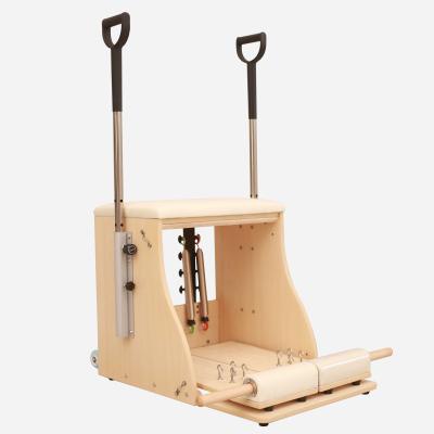 China Maple Wood Yoga Pilates Studio Equipment Machine For Sale Wunda Chair Combo Bench For Pilates Pro Step Chair for sale