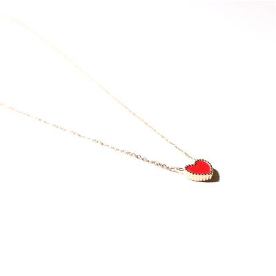 China CLASSIC factory direct supply gold plated heart fashion 3g weight pendant jewelry pendants with enamel for sale