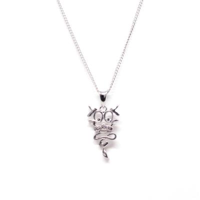 China Factory Hot Sales Cute Cartoon Pendants 925 Silver Sliver Animal Dragon Animal Pendant Fashion Women Jewelry for sale