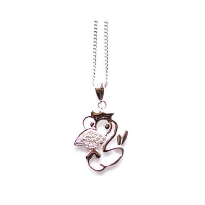 China Modern Cute High Quality Chicken Animal Pendant Jewelry Silver 925 Fashion Elegant Ladies Pendant Jewelry for sale