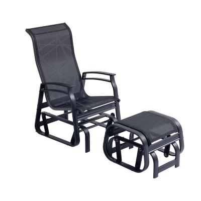 China Seam Design Patio Furniture Rocking Chair Modern Outdoor Furniture Garden Swing Chair Garden Swing Chair for sale