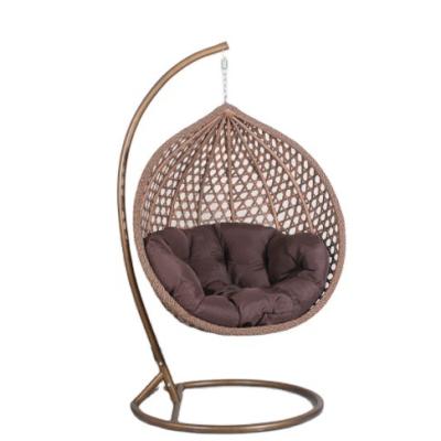 China Factory direct sales wholesale comfortable/sturdy outdoor leisure garden rattan egg chair swing large for sale