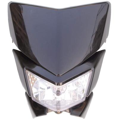 China GOOFIT H4 Black Headlight Shade with Front Fairing Cover 12V 35W Replacement for Motorcycle Dirtbike Installation Launch: 250mm/170mm for sale